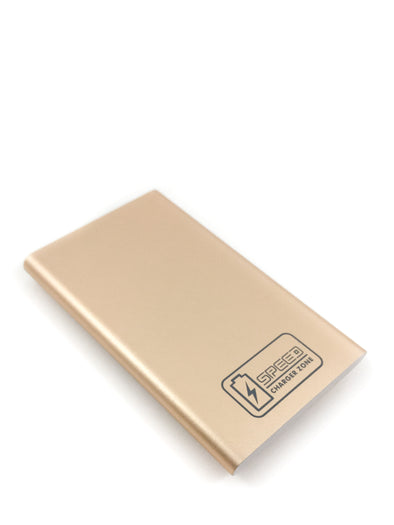 Compact Portable Charger | Gold | 2,600 mAh
